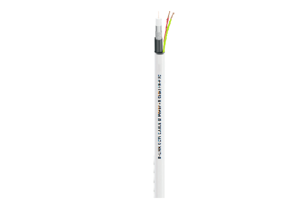 DCC-CAL-305 ///CCTV Coaxial Cable(1Coax+2 Power)with Bare Copper core & CCA Braiding-305 meter roll