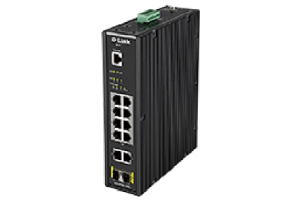 DIS-200G-12PS/U ///8 x 10 10/100/1000Mbps PoE ports +  2 10/100/1000Mbps ports  with 2 SFP ports  L2 Managed Outdoor switch ,6kV surge protection,DIN rail/wall/rack mountable,IP30 housing (operating Temeperature -40 to 65degrees)  (802.3af/802.3at support) (PoE Power Budget :240W)(19" rackmount kit , DIN rail power supply , power adapter not included )