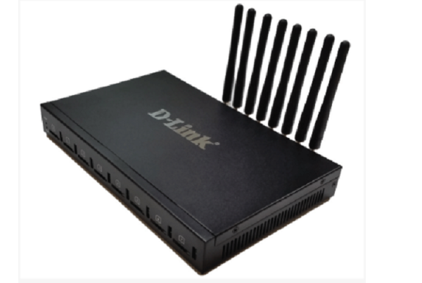 DVG-6004G ///VoIP Gateway with built-in 4 GSM ports, 2 * 10/100Mbps LAN ports