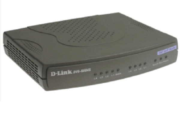 DVG-6004S/E ///VoIP Gateway with built-in 4 FXO, 1 10/100Mbps WAN & 4-port 10/100Mbps Switch