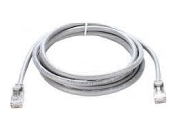 NCB-6ASGRYR1-1 ///Cat6A 10G Shielded 26 AWG PVC Round Patch Cord - 1m - Grey Colour