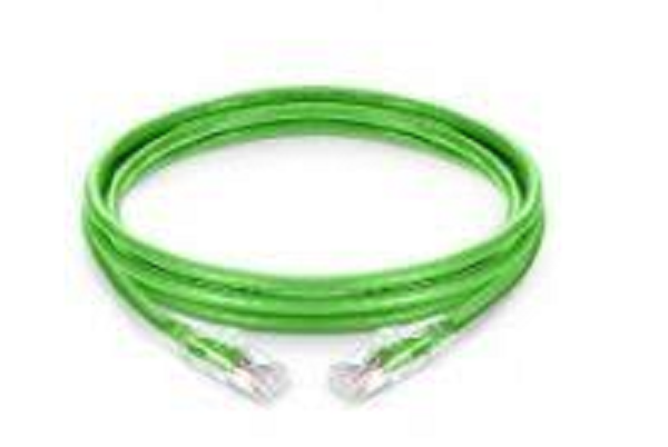 NCB-6AUGRNR1-1///Cat6A 10G UTP 24 AWG PVC Round Patch Cord - 1m - Green Colour