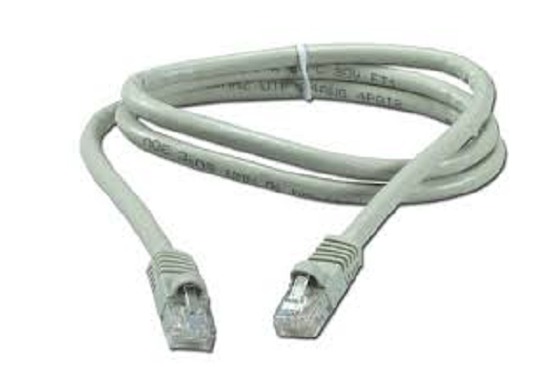 NCB-6AUWHIR1-1///Cat6A 10G UTP 24 AWG PVC Round Patch Cord - 1m - White Colour