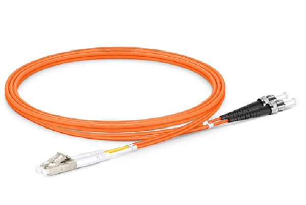 NCB-FM62D-LCST-2///LC-ST Multimode (62.5/125um) OM1 Duplex Patch Cord, 2m