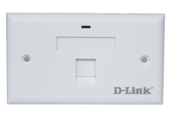 NFP-0WHI31 ///Single Faceplate Accepts One Keystone Jack with Shutter & ID Plate - US Type- White Colour -Rectangle