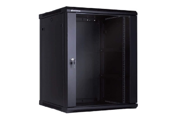 NFR-22U-6060-BL-GL///22U(600*600mm)floor mount rack with glass door