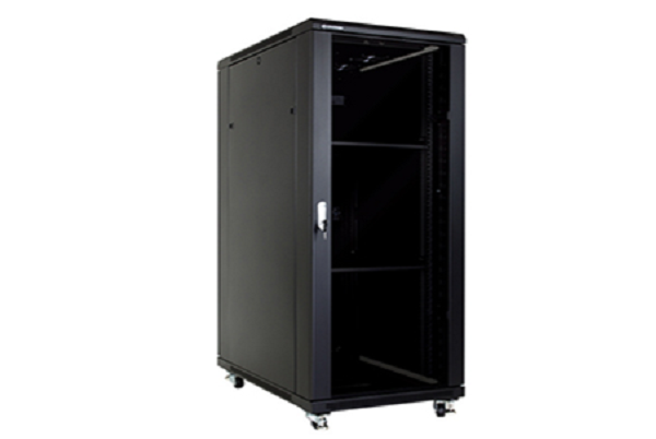 NFR-37U-6010-BL-GL///37U(600*1000mm)floor mount rack with glass door