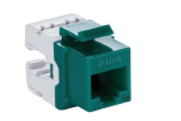 NKJ-5EGRN1B21///Cat5e UTP 180〫Punch Down Keystone Jack - Green Colour