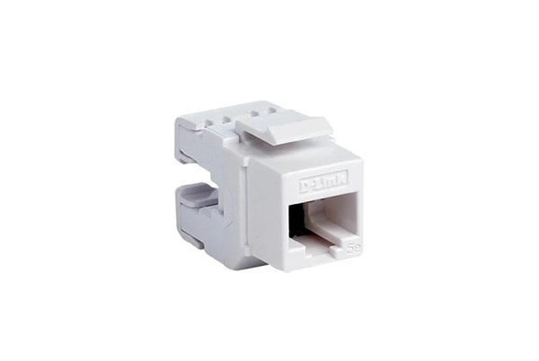 NKJ-C6TWHI1B21///Cat6 UTP 180〫Tool-Less Keystone Jack  - White Colour