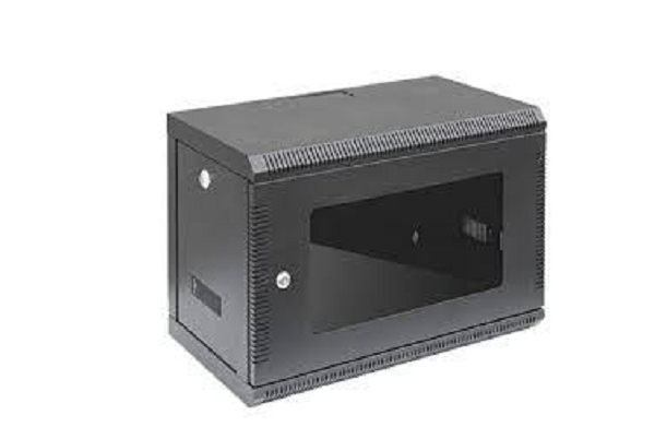 NWR-6U-6060-BL-GL///6U(600*600mm) wall mount rack with glass door