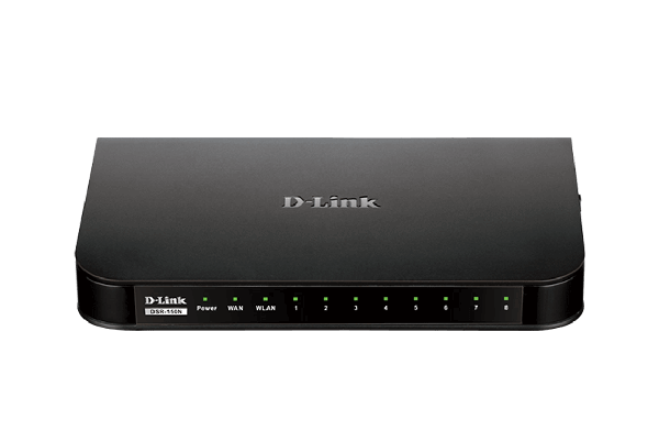 DSR-150N/E///Wireless SSL VPN Router (PPTP/L2TP/IPSec)  8 x LAN + 1 x WAN port, 1 Configurable WAN/LAN  port, IPv6, 1 x USB port