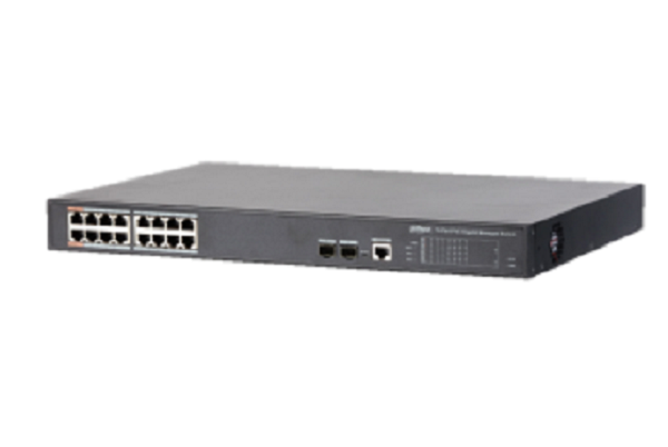 DH-PFS4218-16GT-240///16-Port PoE Gigabit Managed Switch