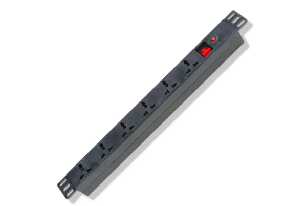 Z2009///PDU(6WAY/METAL/1U/With Switch/2M/10A