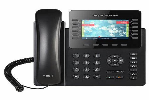 GXP2170///High-End IP Phone, 6 SIP accounts, 12 lines, 2x GbE PoE, 480x272 (4.3'') color LCD, 48 virtual BLF keys, GXP2200EXT support, 12V/1A PSU 