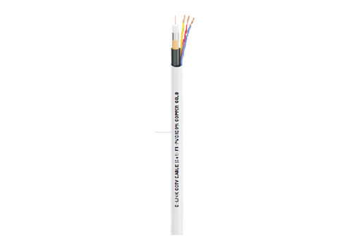 [DP1146] DCC-CCU-305 ///CCTV Coaxial Cable(1Coax+3 Power)with Bare Copper core &Copper Braiding-305 meter roll