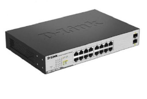 DGS-1100-18 ///16 Ports 10/100/1000Mbps Smart Gigabit Switch with 2 x SFP ports