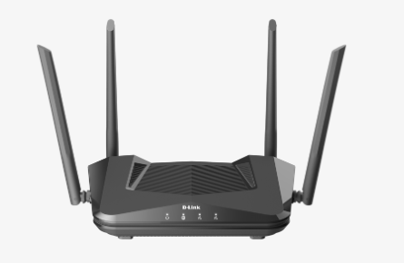 DIR-X1870/MNA ///Wireless AX 1800 Wi-Fi 6 Dual Band (11n/ac/ax) Router, Broadcom Quad-core, MU-OFDMA, 4 x Gigabit ports, Gigabit WAN, 4 external antenna , FOTA,  chipset,interchangable UK/EU Plug