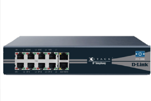 DVX-3000 ///Asterisk based IPPBX, upto 100 user support, (30 concurrent calls)  build-in 6 FXO ports + 2 FXS ports , 1 expansion  slot for Analog / 1/2 PRI interface 