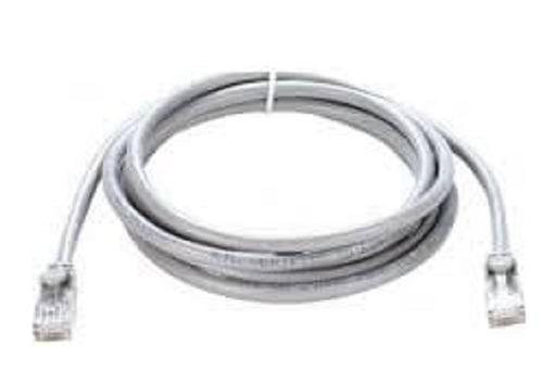 [DP1142] NCB-6ASGRYR1-1 ///Cat6A 10G Shielded 26 AWG PVC Round Patch Cord - 1m - Grey Colour