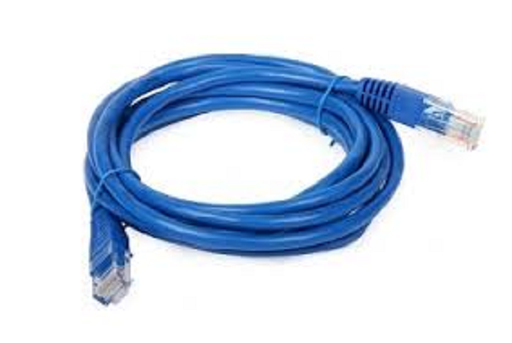 NCB-6AUBLUR1-3 ///Cat6A 10G UTP 24 AWG  PVC Round Patch Cord - 3m - Blue Colour
