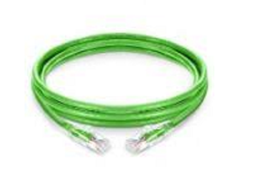 NCB-6AUGRNR1-3///Cat6A 10G UTP 24 AWG  PVC Round Patch Cord - 3m - Green Colour