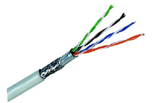 [DP1114] NCB-C6SFGRR-305///Cat6 SFTP 23 AWG PVC Solid Cable - 305m/Roll- Grey Colour