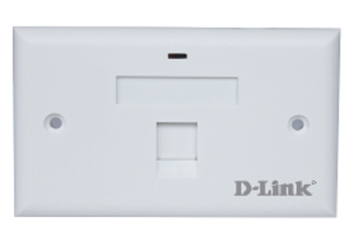 NFP-0WHI31 ///Single Faceplate Accepts One Keystone Jack with Shutter & ID Plate - US Type- White Colour -Rectangle