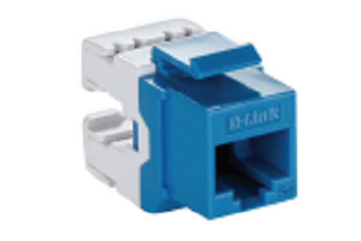 [DP1062] NKJ-5EBLU1B21///Cat5e UTP 180〫Punch Down Keystone Jack - Blue Colour