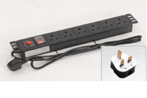 NPD-06/B///6 way UK Type PDU