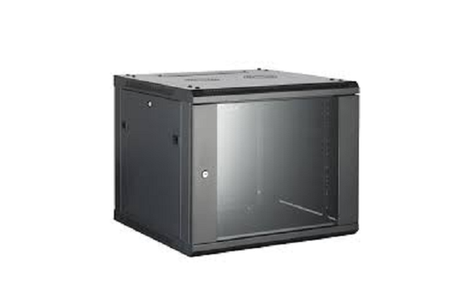 [DCA0002] NWR-9U-6045-BL-GL///9U(600*450mm) wall mount rack with glass door