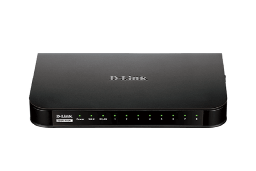 [DA1313] DSR-150N/E///Wireless SSL VPN Router (PPTP/L2TP/IPSec)  8 x LAN + 1 x WAN port, 1 Configurable WAN/LAN  port, IPv6, 1 x USB port