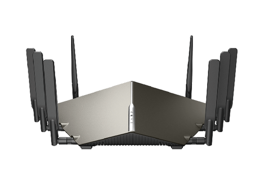 [DA1458] DIR-X6060/MNA///Wireless AX 6000 Wi-Fi 6 Dual Band (11a/b/g/n/ac/ax) Router, 4x4 ,MU-OFDMA, 4 x Gigabit ports, 2.5Gbase-T WAN, 8 external antenna, 1 x USB 3.0 , FOTA, interchangable UK/EU Plug