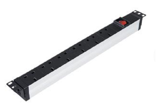 [LAN1002] LN-PRZ-ONF-1U6P/// 6 WAY POWER STRIP 1U ON/OF SWITCH