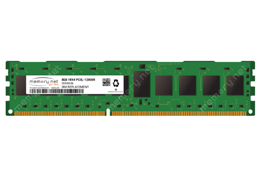 00D5036///IBM 1x 8GB DDR3-1600 RDIMM PC3L-12800R Single Rank x4 Replacement