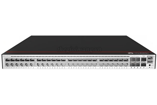 S5735-L48P4XE-A-V2(C13_Europe)///48*10/100/1000BASE-T ports, 4*10GE SFP+ ports, 2*12GE stack ports, PoE+, 1*AC power