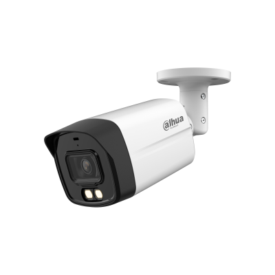 DH-HAC-HFW1809TLM-A-LED///4K Full-Color HDCVI Bullet Camera
